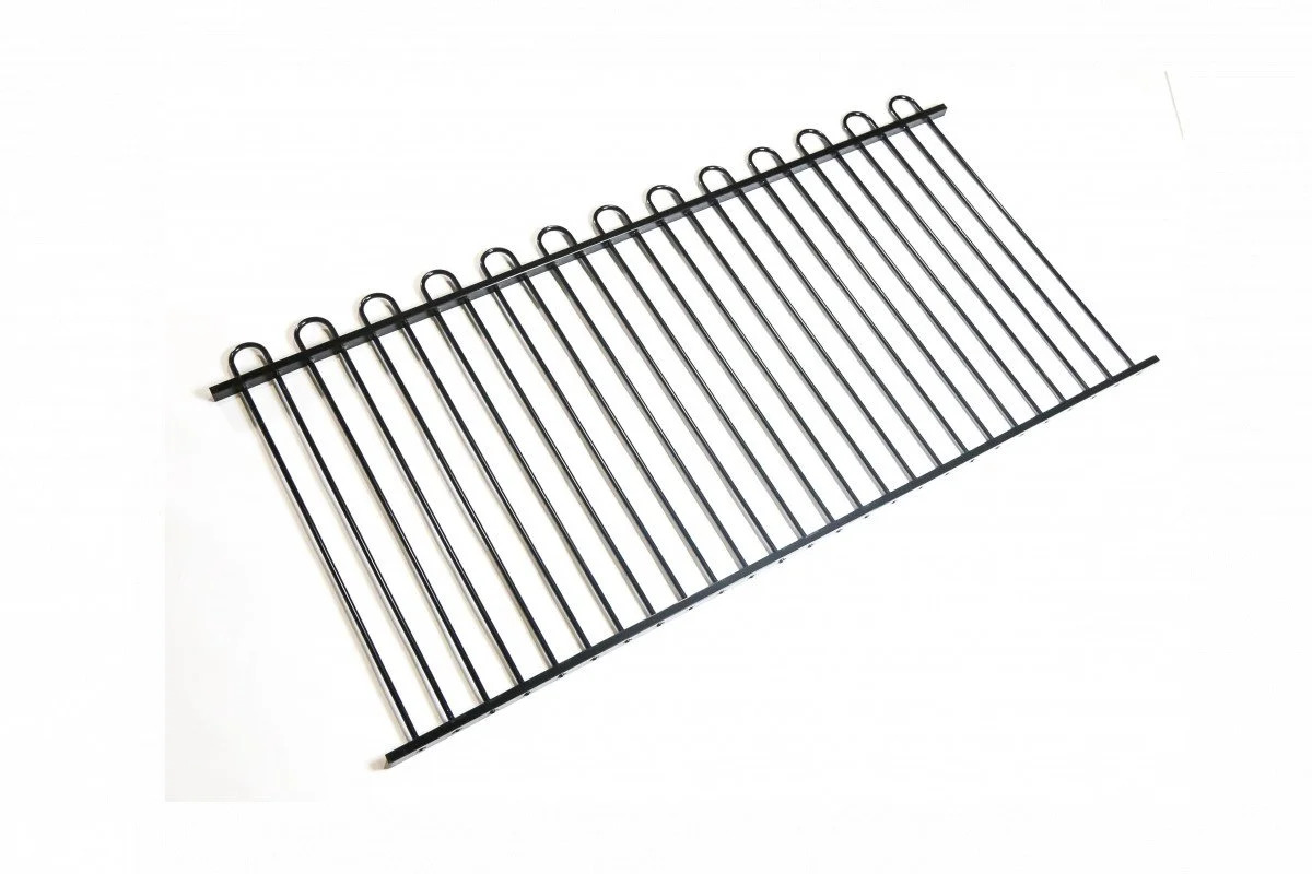 Loop top tubular fence – steel fabrication from Vietnam for perimeter fencing