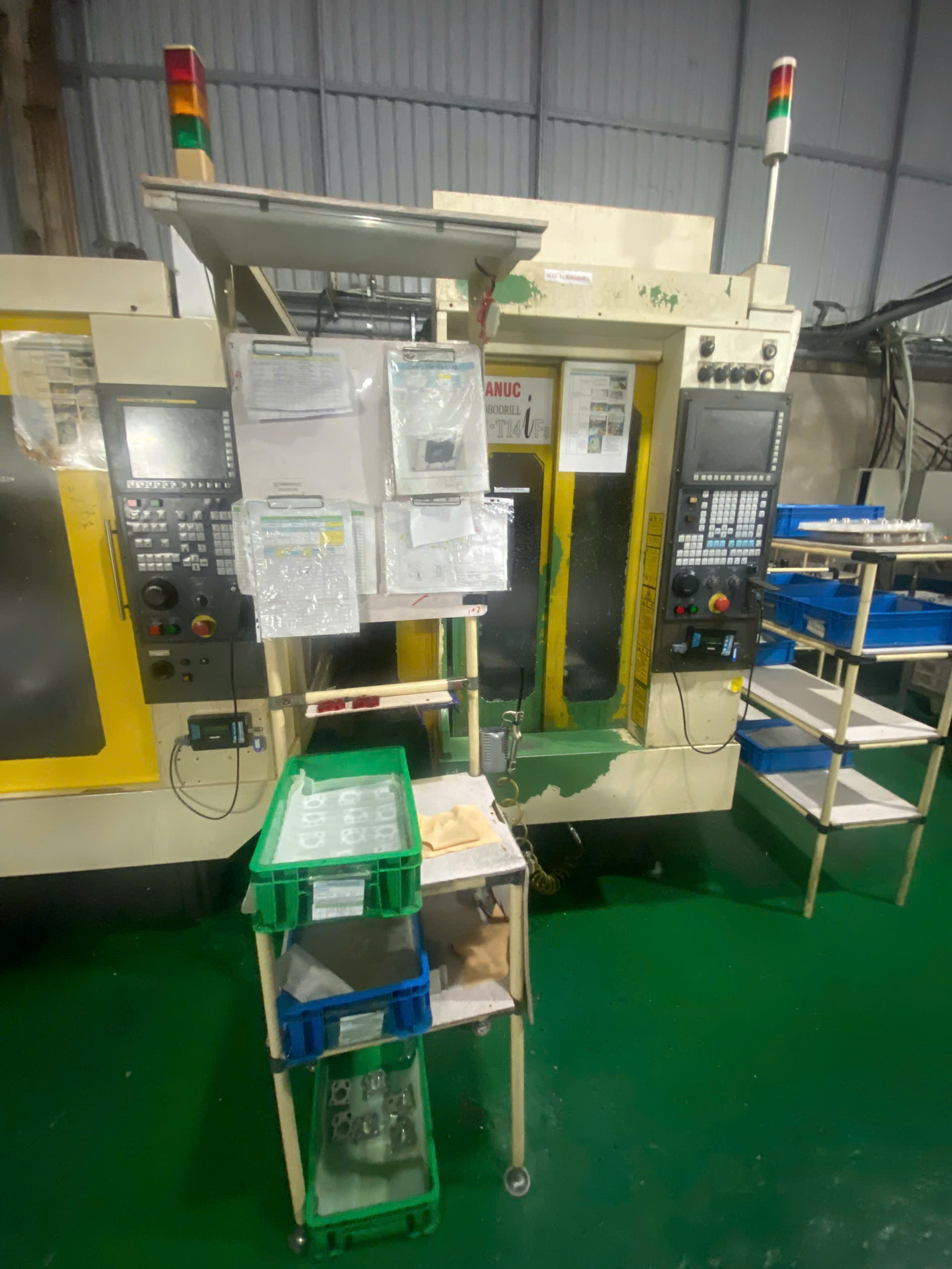 Fabricated sheet metal parts at PCJ Steel factory in Vietnam